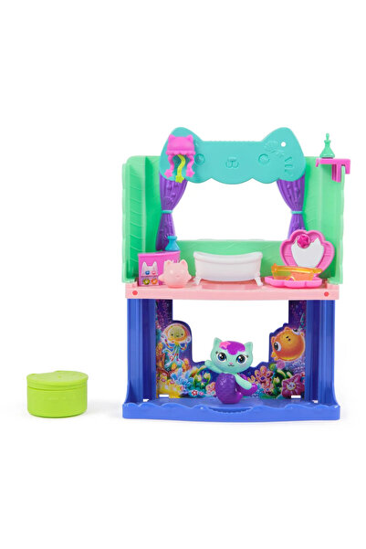 Gabby's Dollhouse Cat's Spa Bath Set with Figurine