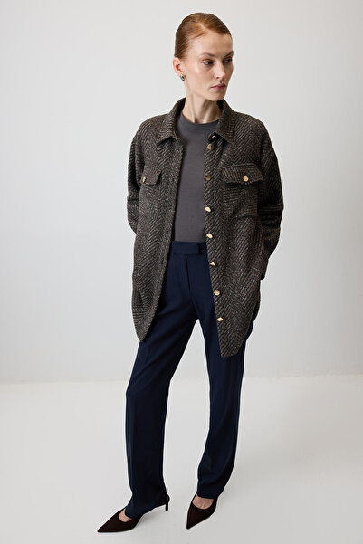 Touché Privé Baliksirti Patterned O Oversized Shirt