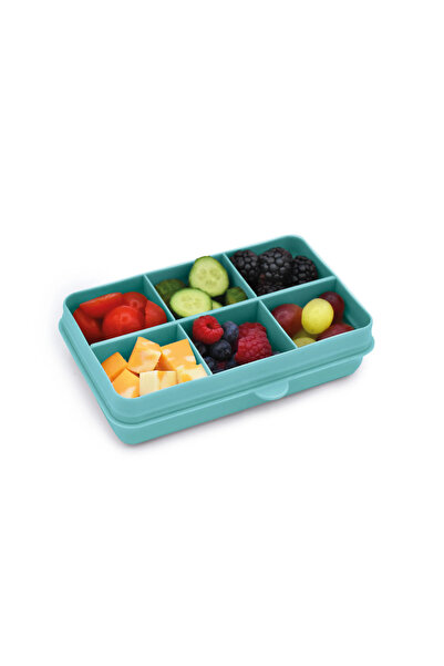 Melii Blue Snackle Box, 6 Compartments