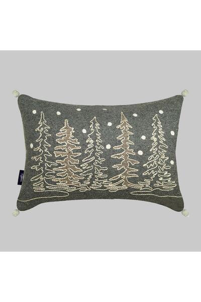 Sarev Neve Throw Pillow 30X45 Gray