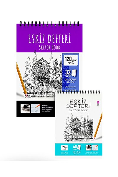 Thinkbook Sketch A5, A4 Spiral Notebook Set of 2