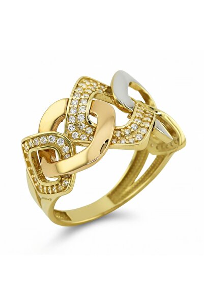 Altınkaynak 14 Ayar Altın Tasarım Yüzük - K218326