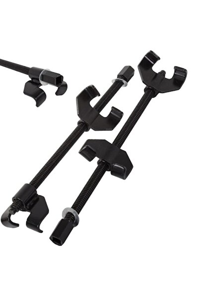 VERKE Set de 2 compresoare cu arcuri cu cleme, 380 mm, oțel (pentru mașini)