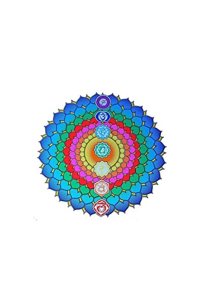 DECOR Sunseal Chakra Healing decal -- 14 cm