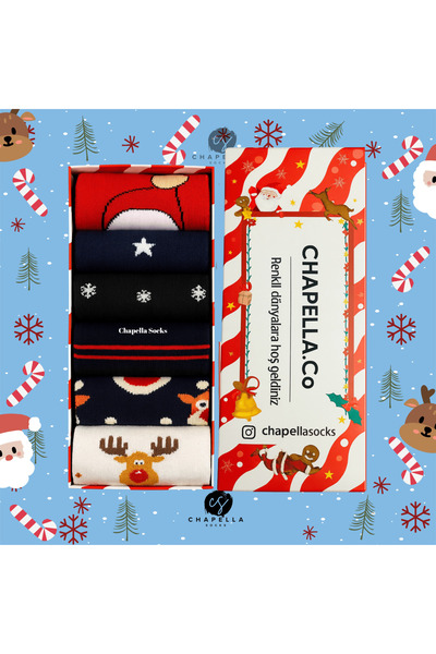 ChapellaSocks 6li Set Renkli Düz Tenis Çorap- %100 Pamuk Ve Rahat!