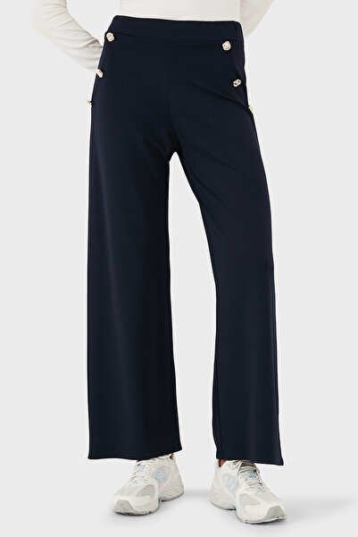 Via Dante Παντελόνι Straight Fit με λεπτομέρεια από πέτρα ΠΑΝΤΕΛΟΝΙ 268755080