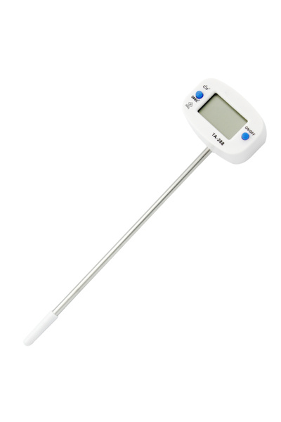 zola Kitchen thermometer with stainless steel probe, LCD display, ON/OFF butt...
