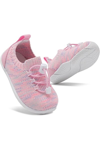 Generic L-RUN Breathable Non-Slip Baby Walking Shoes, Soft Rubber Sole, Easy to Wear