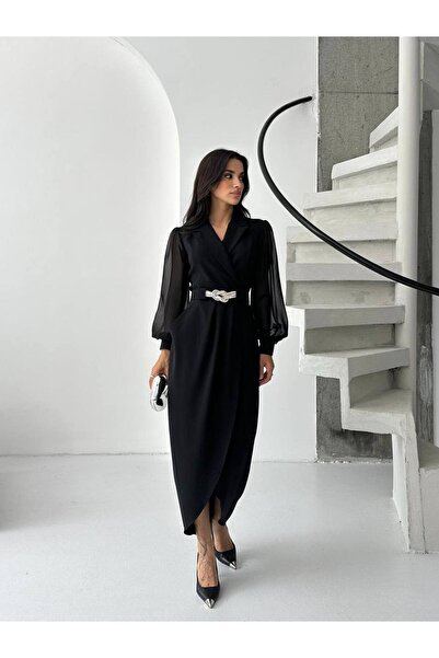 BYBRZ Chiffon Sleeve Dress