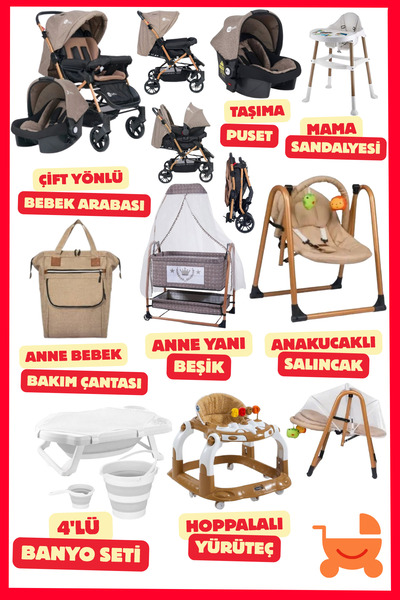 Lucca King Yeni Doğan Bebek Çeyiz Seti (14 Parça) Bebeğiniz İçin Full Set