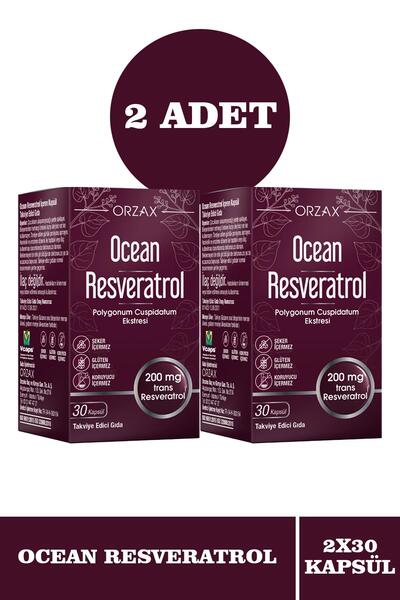 Ocean Resveratrol 200 mg 30 Kapsül 2 Adet