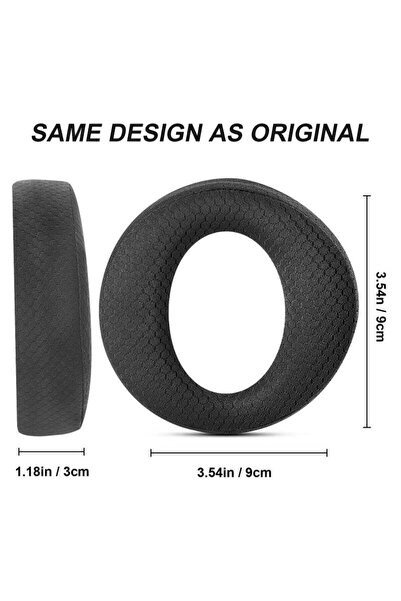 Generic Ear Pads Cushions Replacement for Sony PlayStation 5 Pulse 3D Wireless Headset (1 pair Breathable Me
