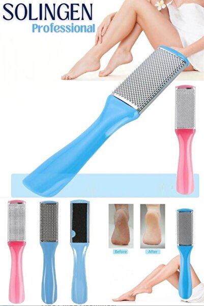 MasterCar Solingen Ocean Profesyonel İki Yönlü Topuk törpüsü Paslanmaz Çelik Pedikür Topuk Ve Ayak Törpüsü