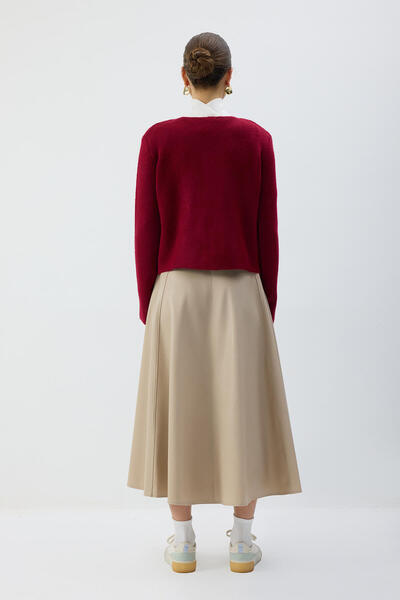 Touché Privé GOLD BUTTONED KNITWEAR CARDIGAN