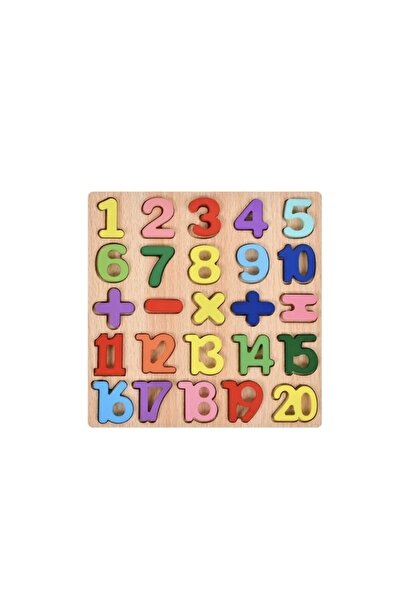 Lush Fashion Wooden Puzzle Numbers
