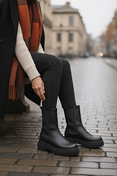 Santamarina Women's Praaaggaa Stitched Waterproof Elastic Boots