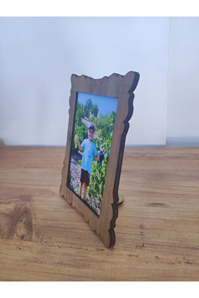 Miracix Wooden Photo Frame (Photo Included) 10X15 cm – Stylish and Decorative Tabletop Frame