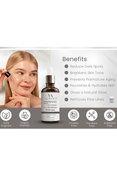 ALMOES Mousse Glutathione Skin-Whitening Serum 30 ml