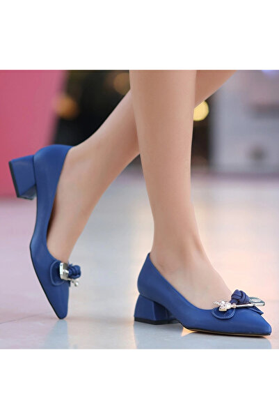 ZENGEZUR MALL Mtxdpn Jies Blue High Heels (164351) (Size: 36)