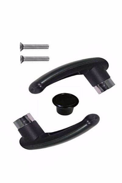 Demir Çeyiz Lüx Bakalit Çaydanlık Kulp Seti Siyah Çelik Çaydanlık Sapı Dayanı...