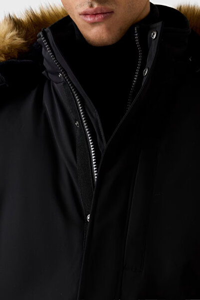 Guess Real Regular Fit Removable Hooded Water Repellent Parka M5Bl2Gw2712 Men's Parka M5Bl2G W2712 J