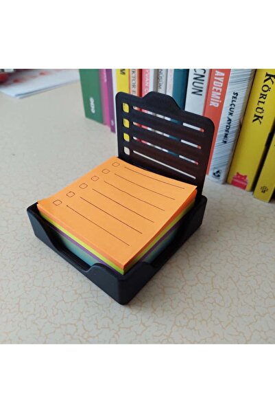 Rafine Studio 3D حامل الملاحظات – منظم ملاحظات لسطح المكتب، حامل ملاحظات لاصقة