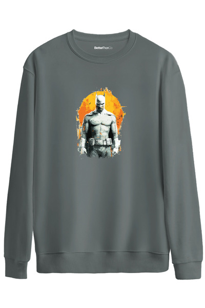 BetterThanCo سترة ويت مان مطبوع برقبة دائرية قصة فضفاضة