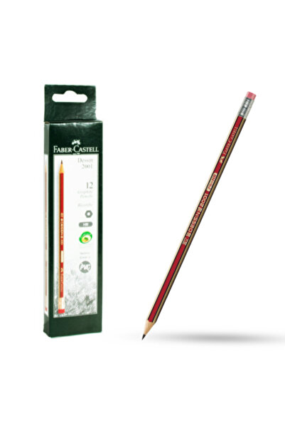 Faber Castell FC Blacklead Pencil 2001-HB w/Rub bx/12