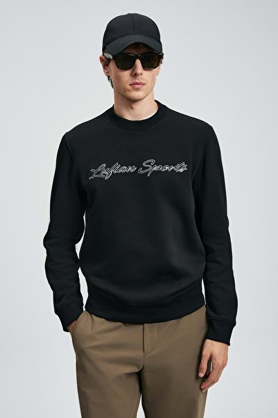 Lufian 112030170 Loved Men's Sweatshirt Black