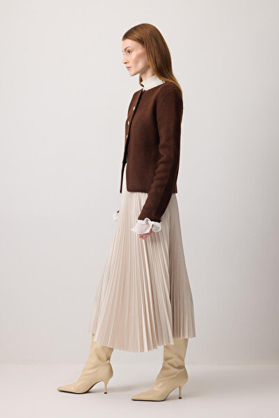 Touché Privé GOLD BUTTONED KNITWEAR CARDIGAN