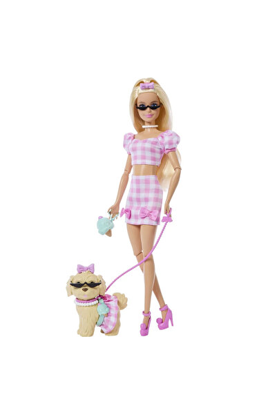 Barbie Twinning Looks Doll & Dog Set with Accessories