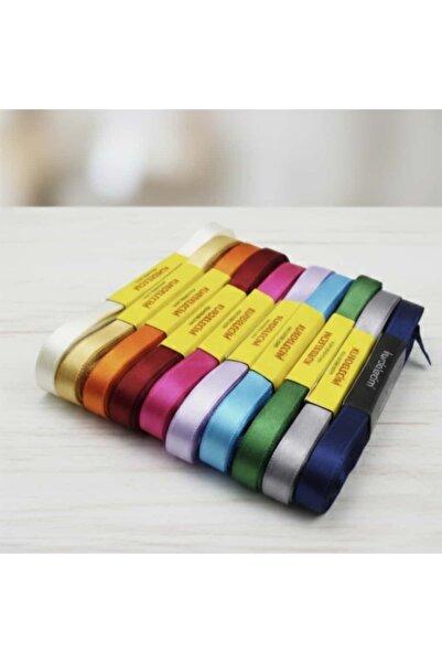Kurdelecim Satin Ribbon 10 mm 10 Meters, Bohça Dowry Special Occasion Gift Decoration Ribbon