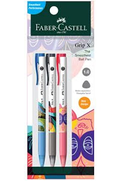 Faber Castell Ballpoint Pen - GripX10 - 1.0 mm - Assorted