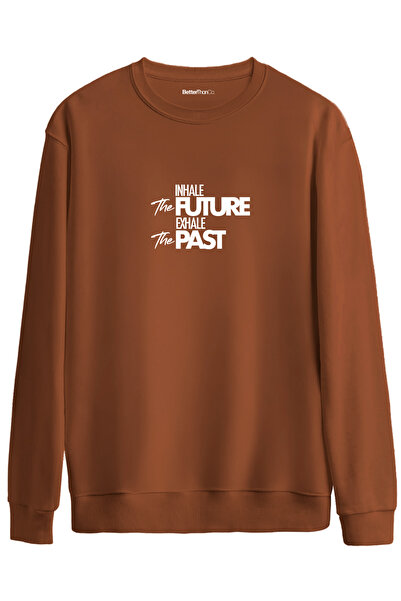 BetterThanCo سترة مطبوع بياقة دائرية من Inhale Exhale قصة فضفاضة