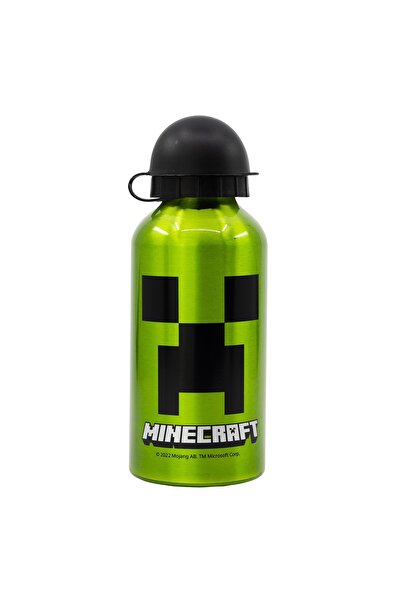 Sonic Aluminum bottle, 400 ml, with hygienic lid, Minecraft®
