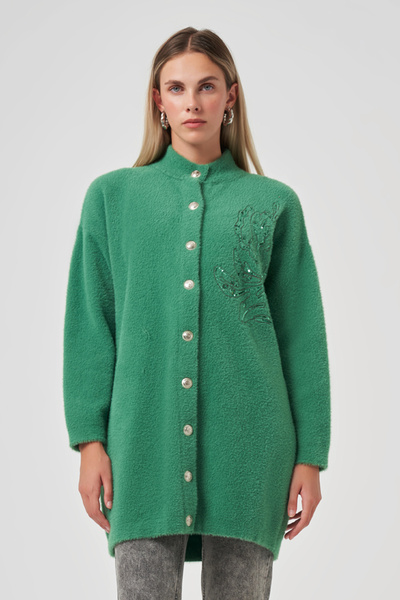 Nuss Embroidery Detail Cardigan 7007