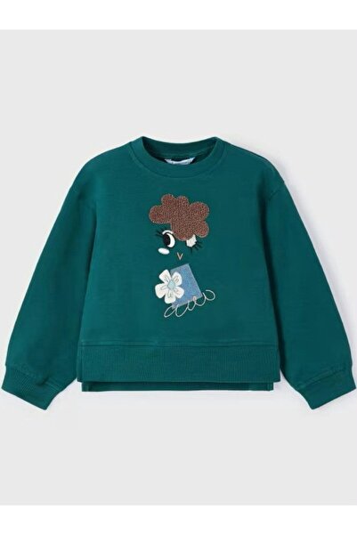 MAYORAL Girl's Embroidered Sweatshirt