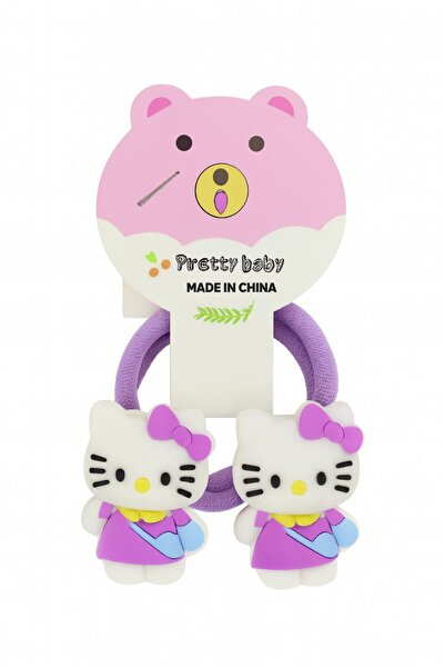 Shiklik Σετ λαστιχένιες αγκράφες για κορίτσια με χαριτωμένη φιγούρα Hello Kit...