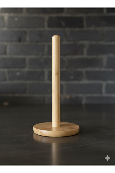 Hagen Wooden Roll Napkin Holder Circle Paper Towel Holder Wooden Roll Paper Napkin Holder Decorative Wooden Napkin Holder