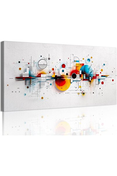 Today Idea Colorful Abstract Large Wall Art Canvas Print 20x40