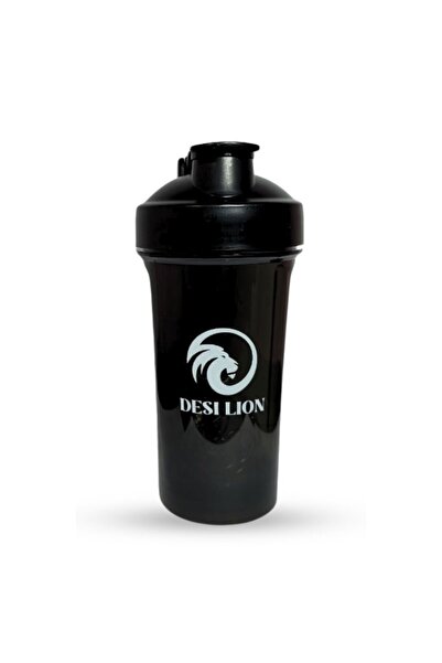 DESI LION Protein Shaker Bottle with Blender Ball – Leakproof Smoothie & Gym Supplement Mixer Cup