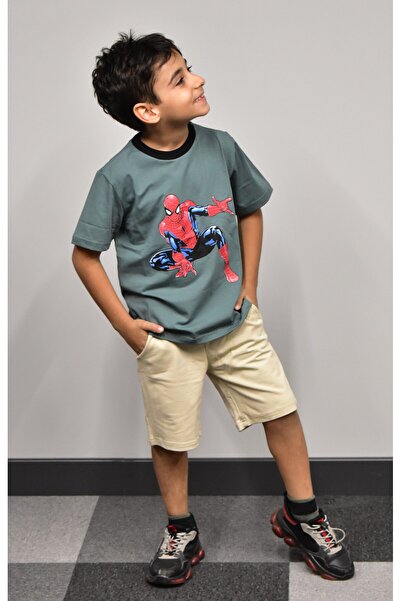 Banadamoda Boy's Printed T-shirt Shorts Set