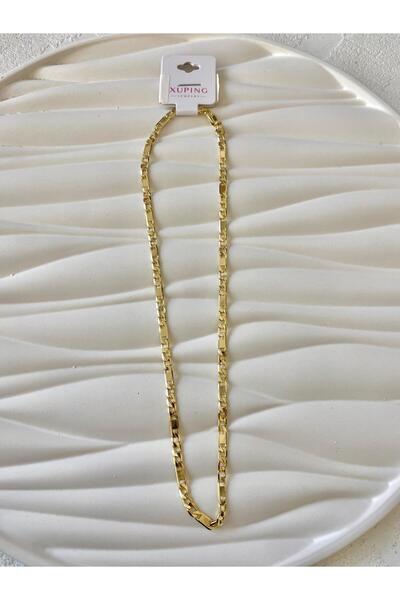 XP XUPİNG XUPİNG 14 AYAR ALTIN KAPLAMA ZİNCİR KOLYE 45CM