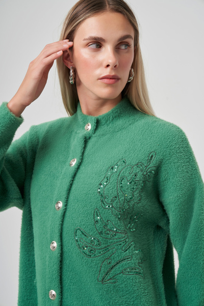 Nuss Embroidery Detail Cardigan 7007