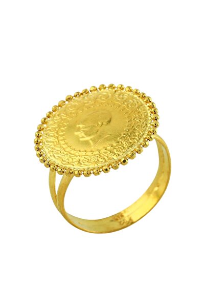 Altınkaynak 22 Ayar Altın Çeyrekli Yüzük - 0199570