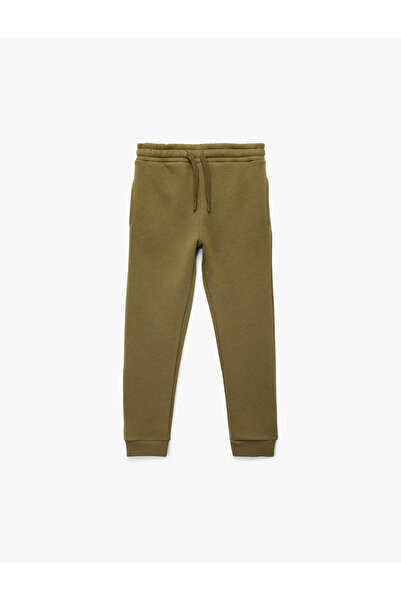 Koton Basic Jogger Sweatpants with Elastic Waist and Pockets