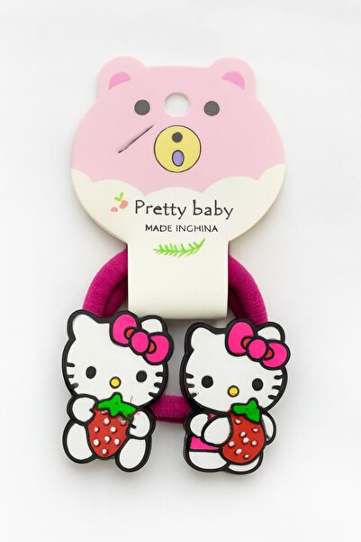 Shiklik Σετ λαστιχένιες αγκράφες για κορίτσια με χαριτωμένη φιγούρα Hello Kit...