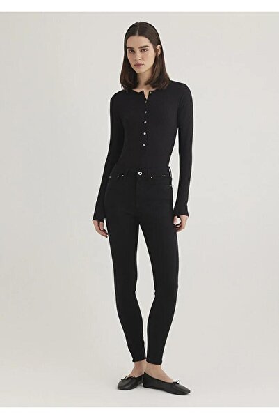 Mavi Serenay Μαύρο Παντελόνι Χρυσό Σχήμα M100980-35248