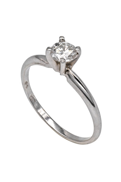 Gold Inel Aur de 18K cu Diamant