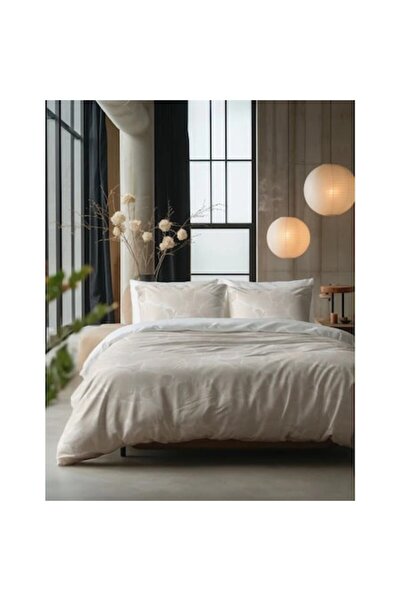 Sleeptime Pure Ginkgo Whisper Bedding Set 200x200/220 cm, 100% Cotton